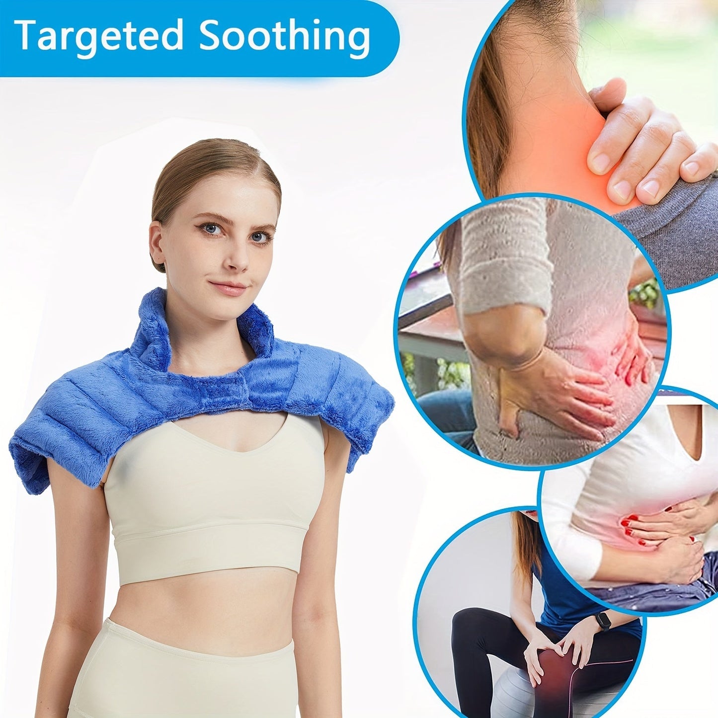 Weighted Heating Pad for Neck, Shoulders & Back-1