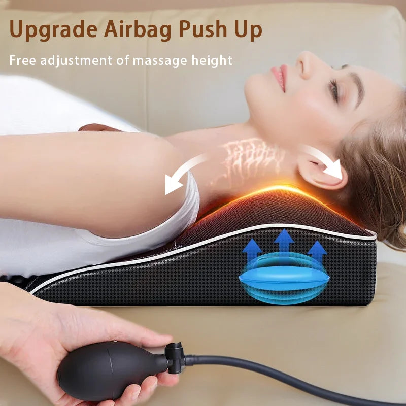 NNEOBA Electric Cervical Pillow Massager Black-2