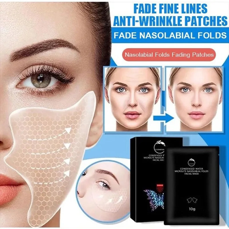 Wrinkle Remover Patches: Nasolabial Folds Anti-Aging Stickers-1