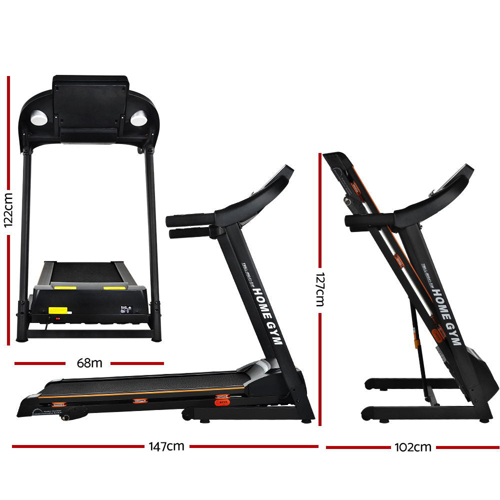 NNEDSZ Electric Treadmill 420mm 18kmh Home Gym Exercise Machine Fitness Equipment Physical-1
