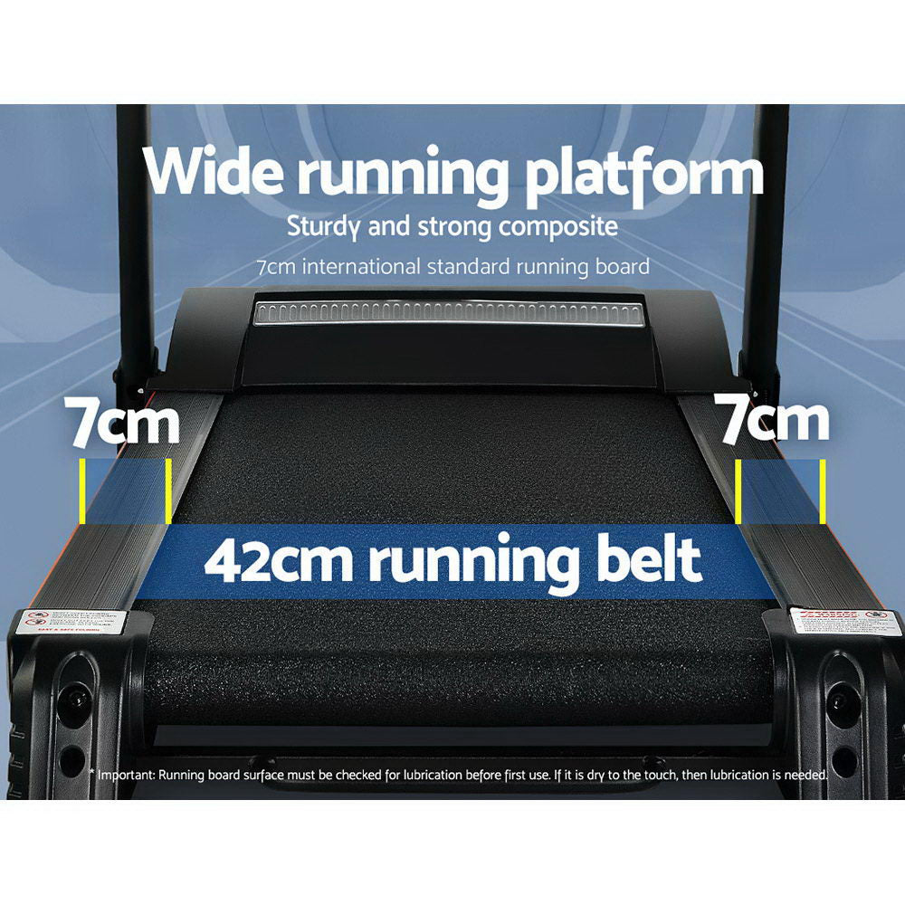 NNEDSZ Electric Treadmill 420mm 18kmh Home Gym Exercise Machine Fitness Equipment Physical-4