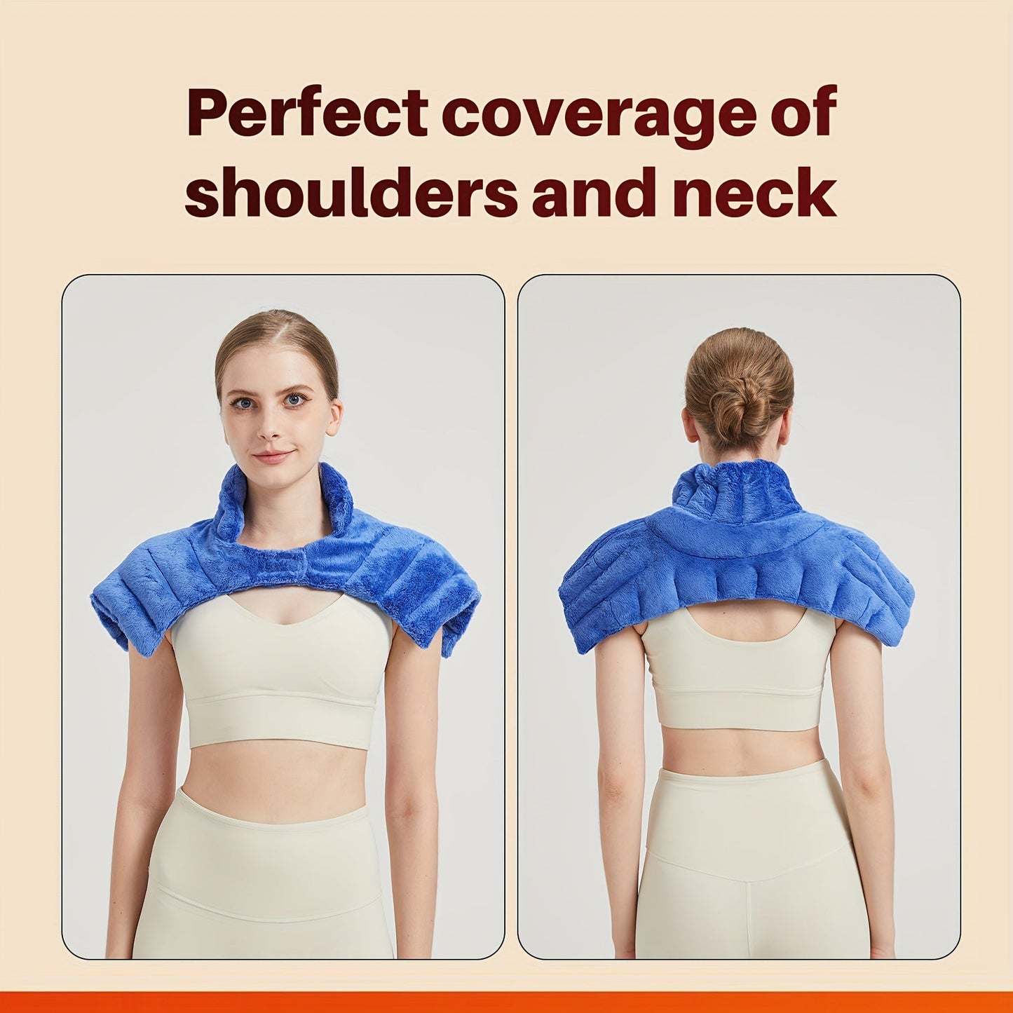 Weighted Heating Pad for Neck, Shoulders & Back-4