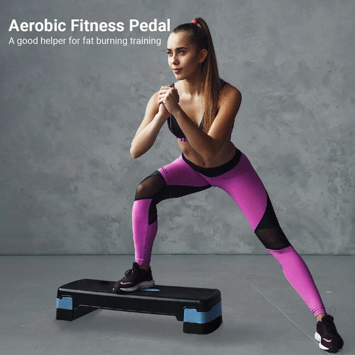 Aerobic Exercise Step Platform Small Fitness Training Pedal for Home Gym Workout