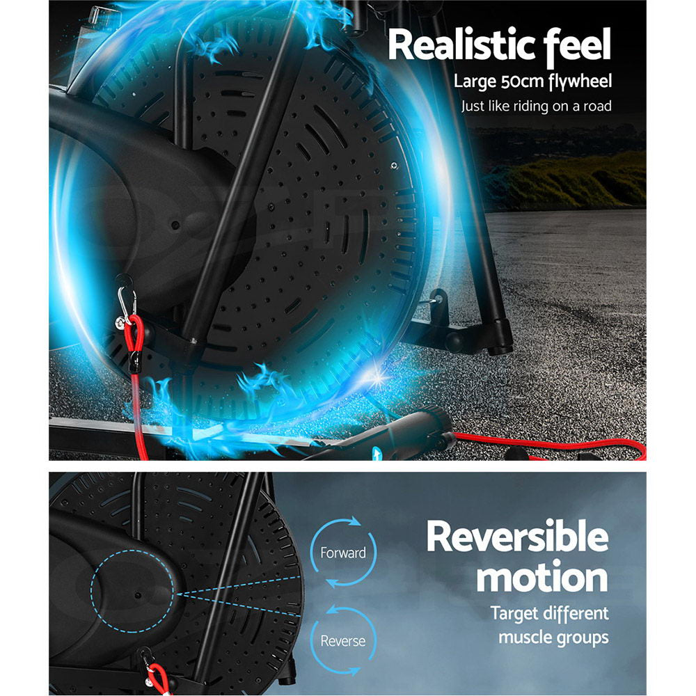 Everfit Elliptical Cross Trainer Exercise Bike Bicycle Home Gym Fitness Training