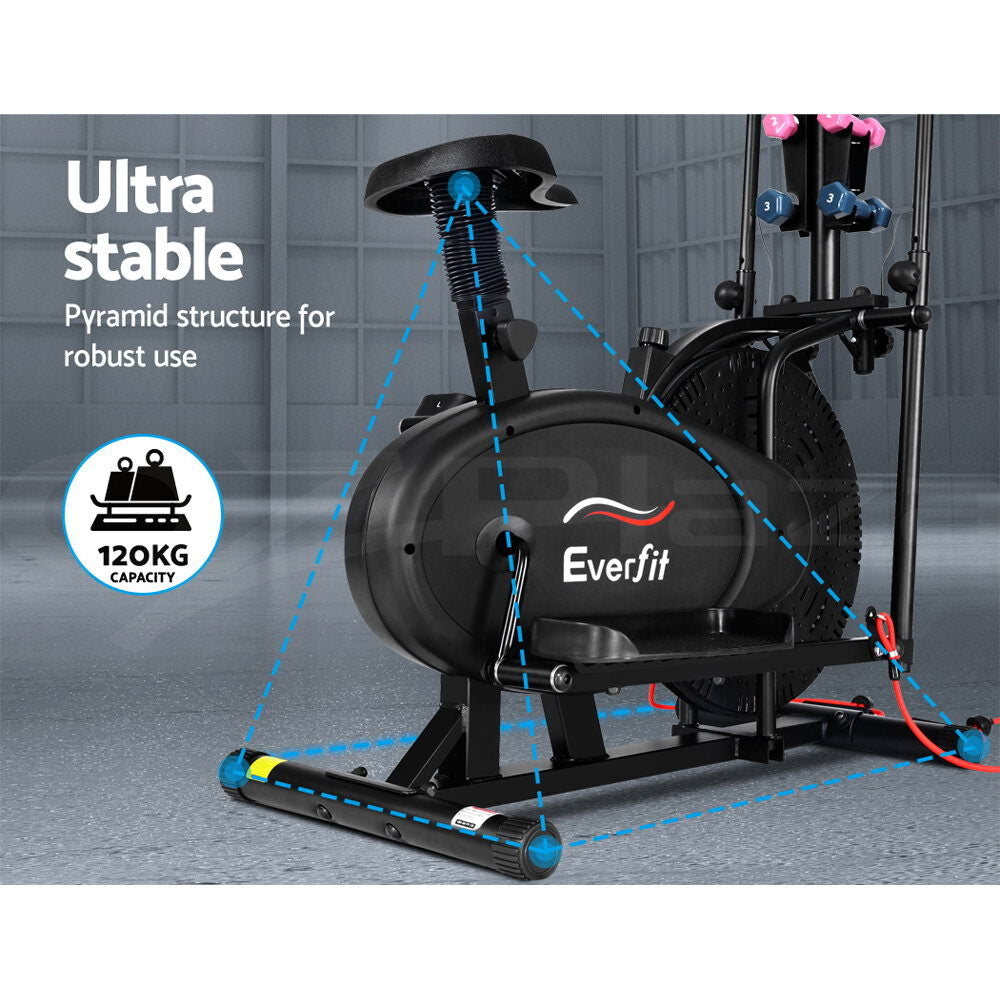 Everfit Elliptical Cross Trainer Exercise Bike Bicycle Home Gym Fitness Training