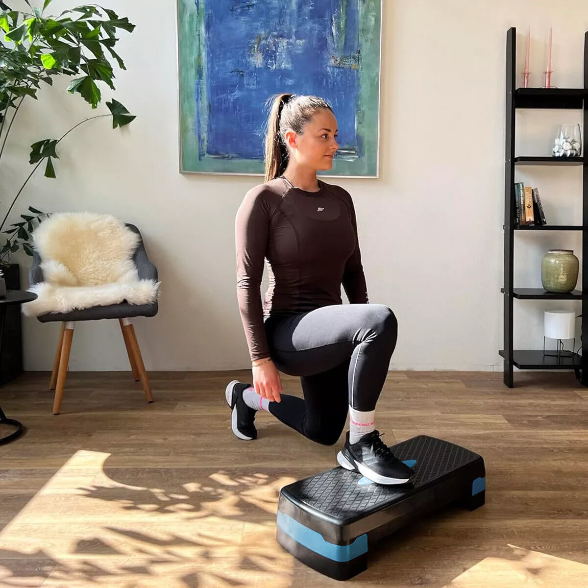 Aerobic Exercise Step Platform Small Fitness Training Pedal for Home Gym Workout