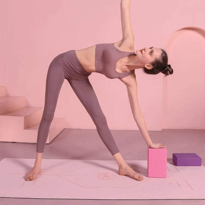 2PCS Yoga Block Brick Foaming Home Exercise Practice Fitness Gym Sport Tool AU