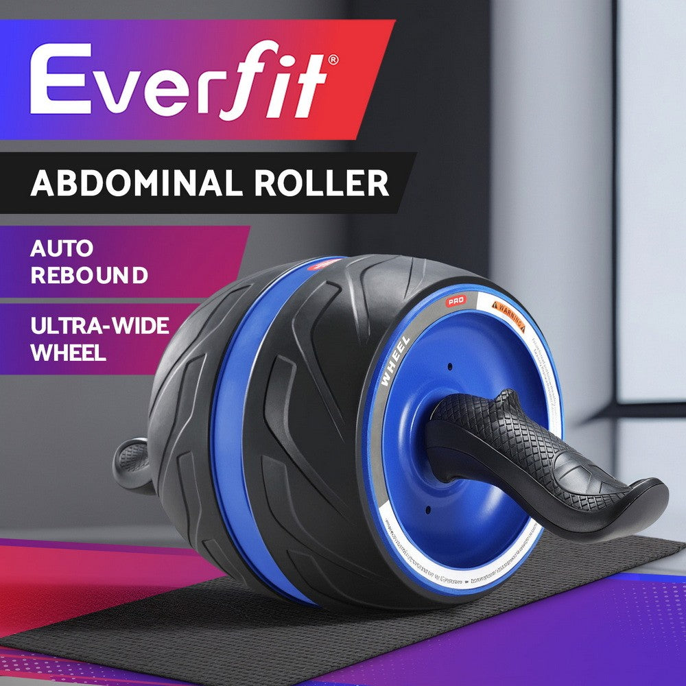 Everfit Ab Roller Carver Automatic Rebound Abdominal Wheel Home Gym Workout