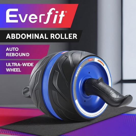 Everfit Ab Roller Carver Automatic Rebound Abdominal Wheel Home Gym Workout