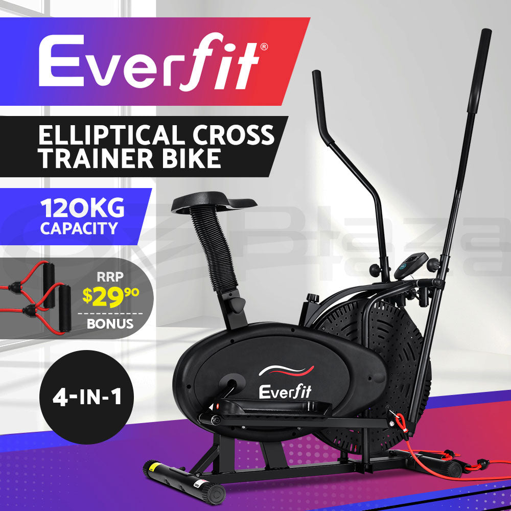Everfit Elliptical Cross Trainer Exercise Bike Bicycle Home Gym Fitness Training