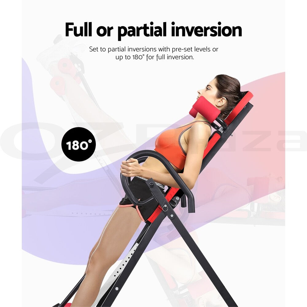 Everfit Inversion Table Gravity Stretcher Tables Foldable Back Inverter Home Gym