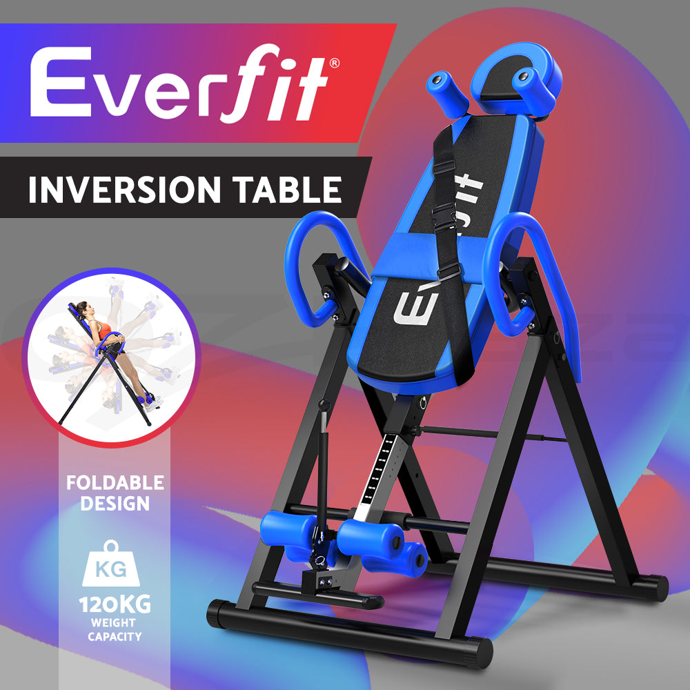 Everfit Inversion Table Gravity Stretcher Tables Foldable Back Inverter Home Gym