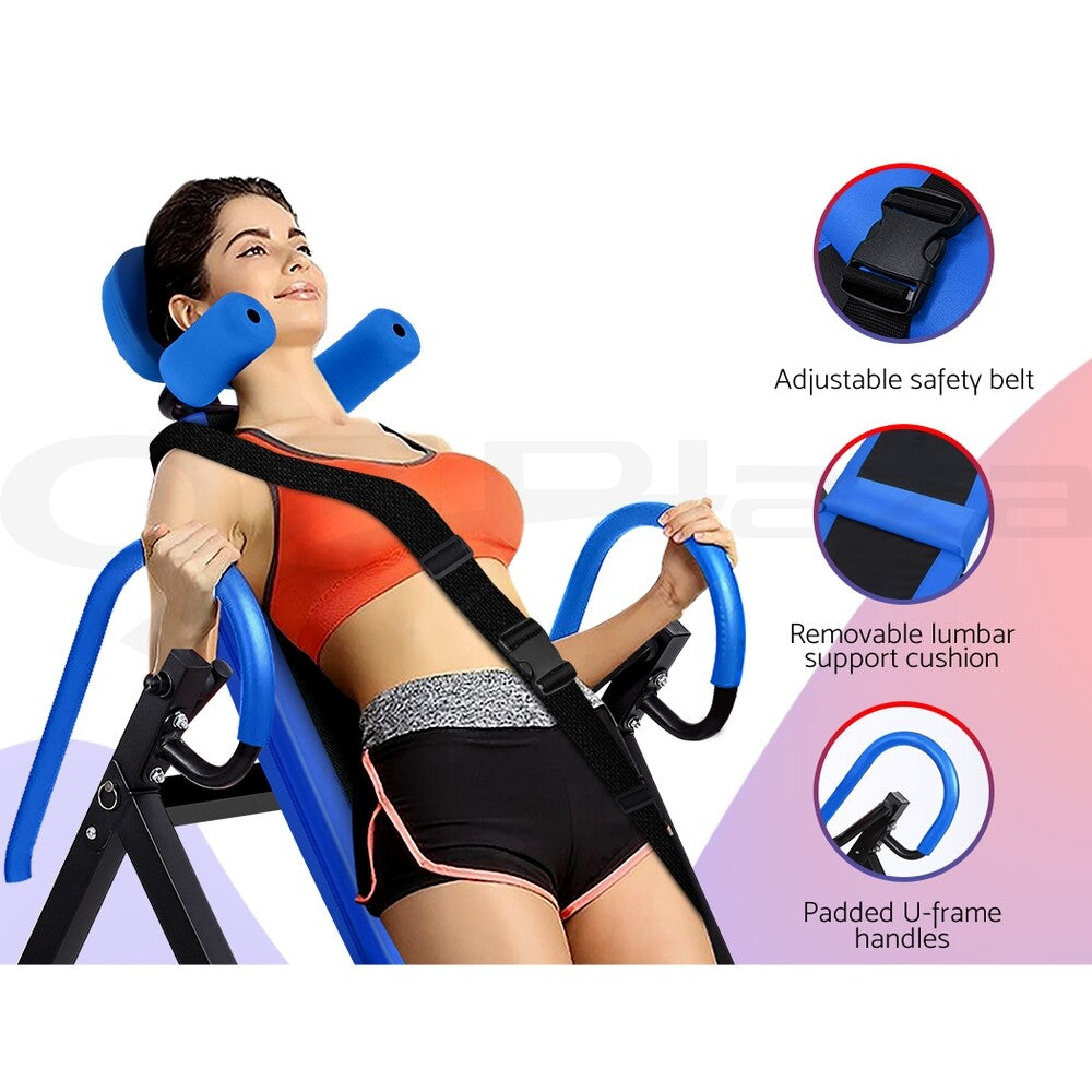 Everfit Inversion Table Gravity Stretcher Tables Foldable Back Inverter Home Gym