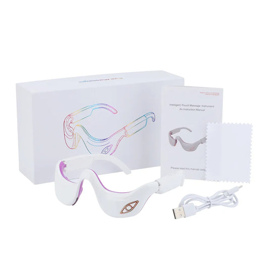 NNEOBA EMS Microcurrent Pulse Eye Massager with Heating Therapy for Fatigue Relief-0