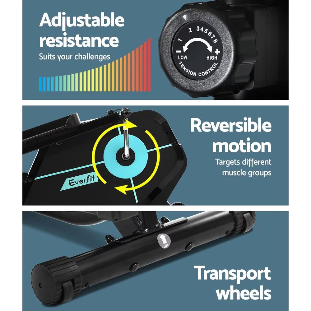 Home Gym Exercise Bike Elliptical Cross Trainer Magnetic Fitness Machine