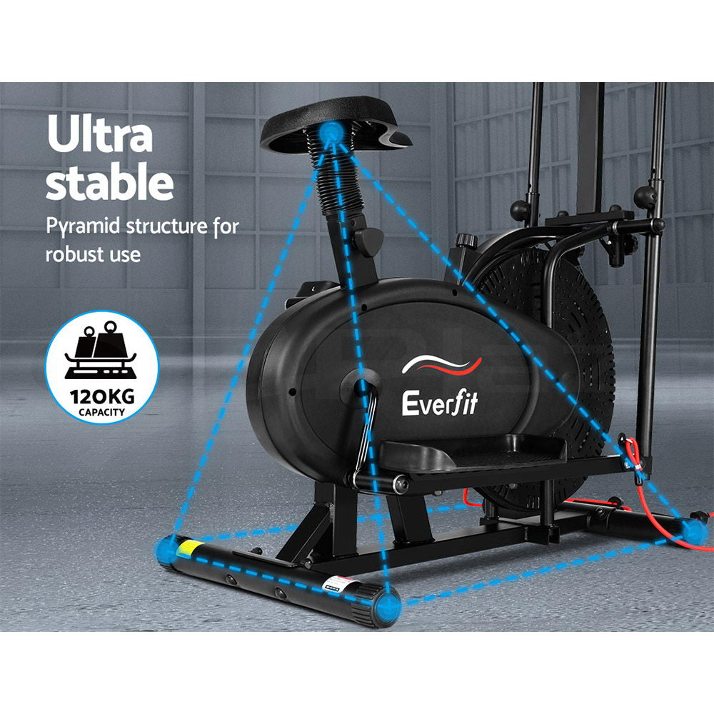 Everfit Elliptical Cross Trainer Exercise Bike Bicycle Home Gym Fitness Training