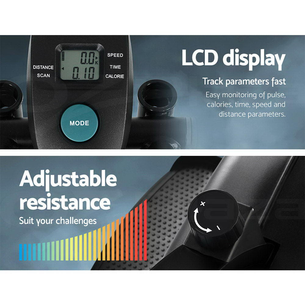 Everfit Elliptical Cross Trainer Exercise Bike Bicycle Home Gym Fitness Training