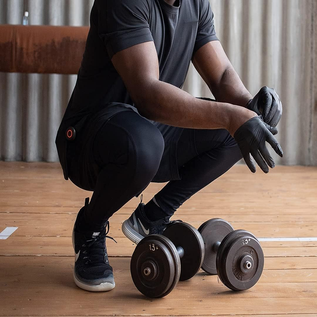 Rest Time Fitness Timer - Countdown Gym Timer and Stopwatch, Vibrating, Compact Design, Rechargeable Battery