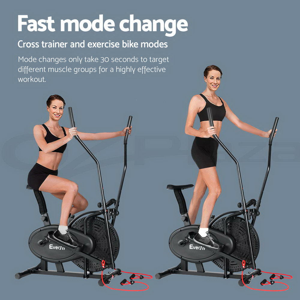 Everfit Elliptical Cross Trainer Exercise Bike Bicycle Home Gym Fitness Training