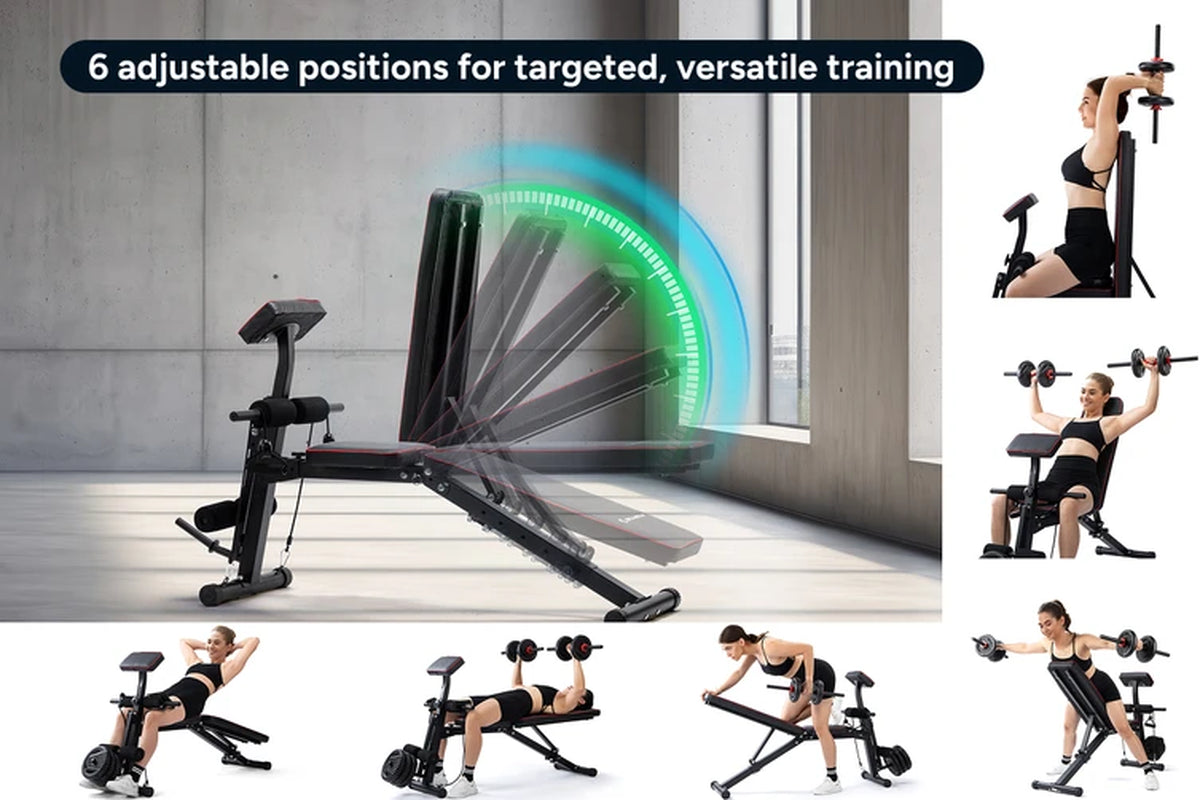 Multi-Functional Adjustable Weight Bench