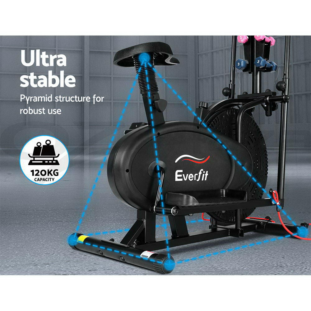 Everfit Elliptical Cross Trainer Exercise Bike Bicycle Home Gym Fitness Training
